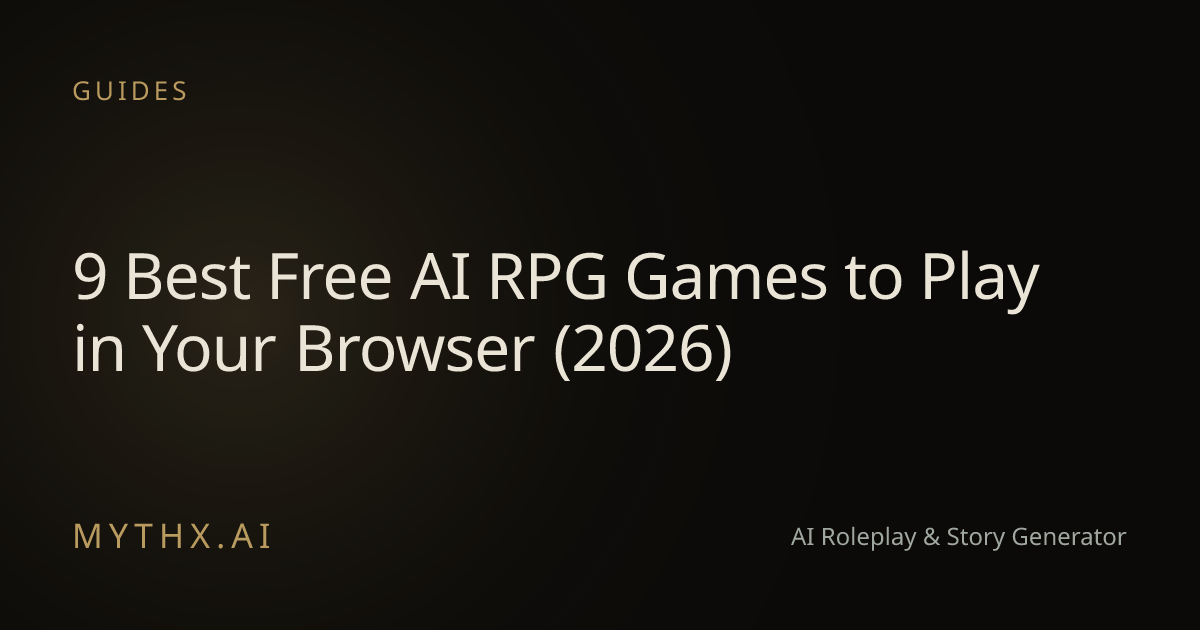 9 Best Free AI RPG Games to Play in Your Browser (2026)