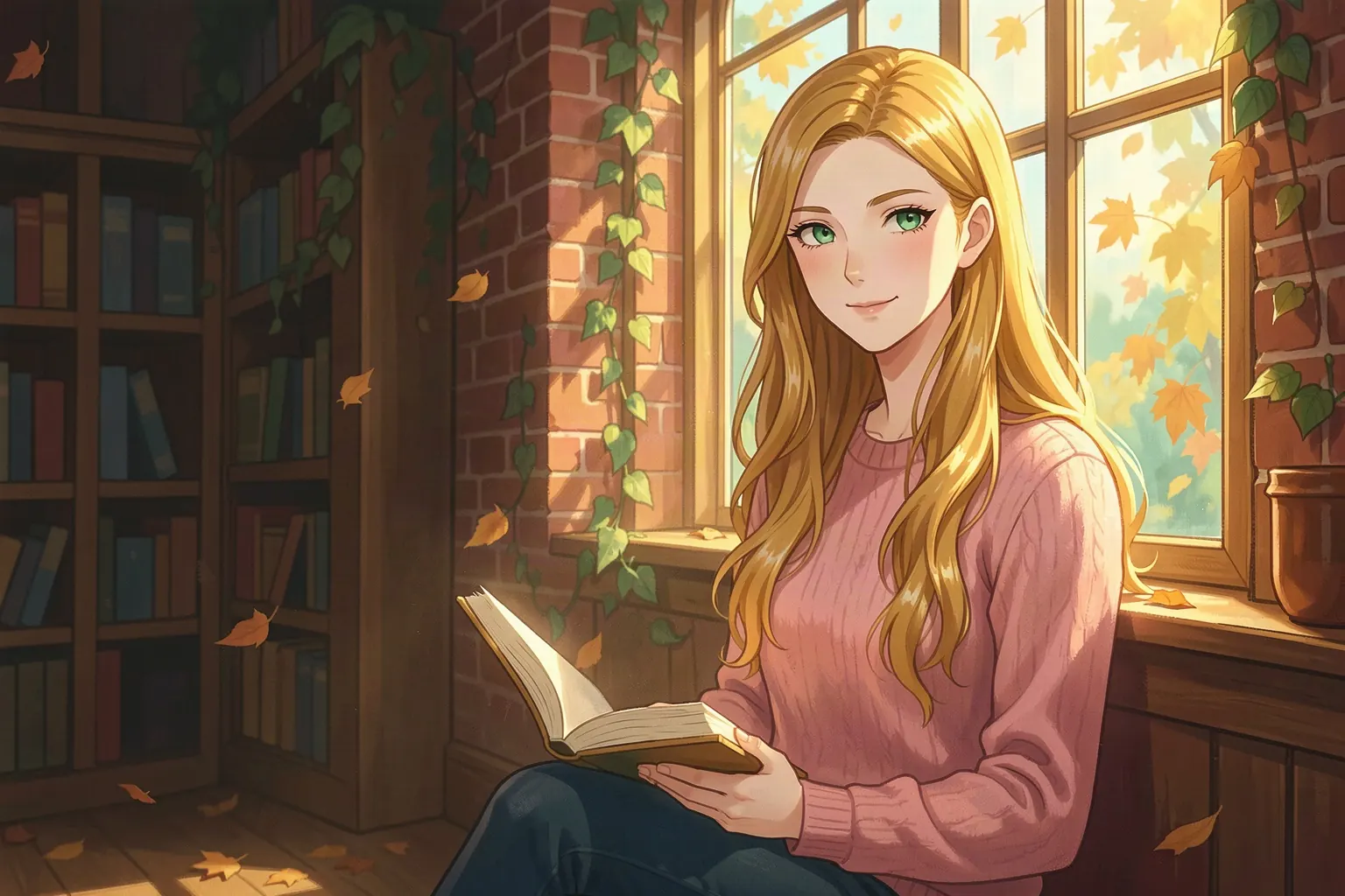Sloane Whitaker in Hartwell, a scene from the Mythx AI roleplay game