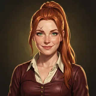 Maren Holloway (human), the Lantern's barkeep, a retired duellist — a character in The Hollow Lantern