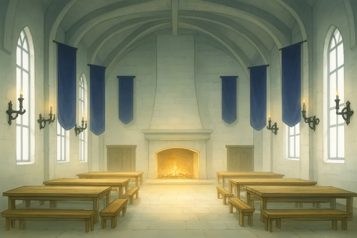 The Great Hall in Solenne, in Solenne's donghua splash art